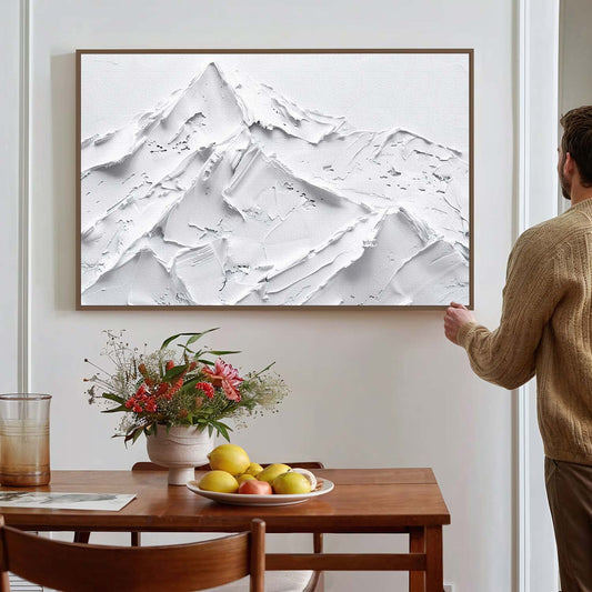 Tableau sur toile de montagne effet 3D KWADECO