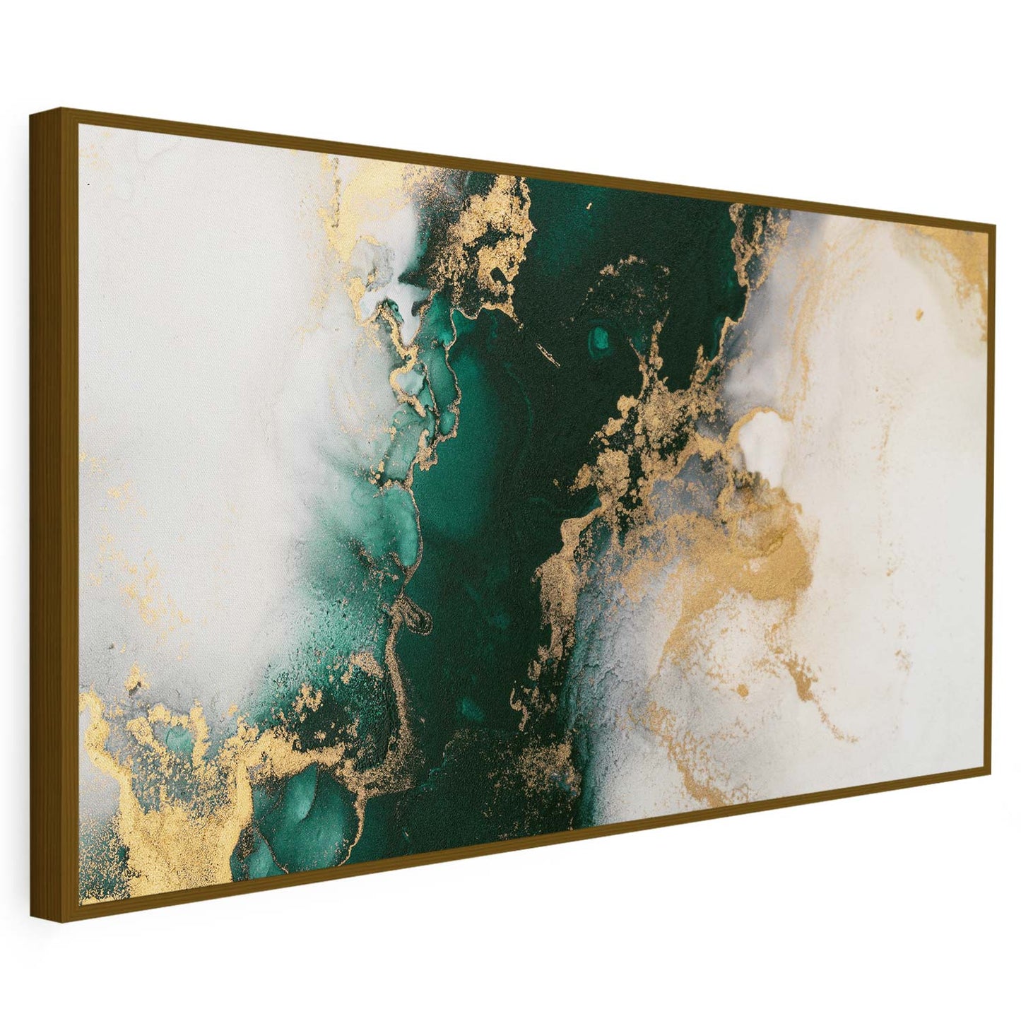 Tableau sur toile de marbre vert KWADECO