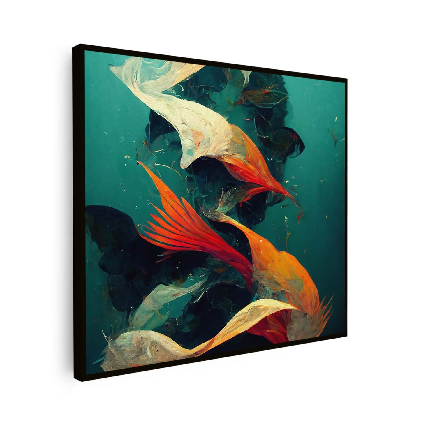 Tableau sur toile carré nature effet 3D KWADECO