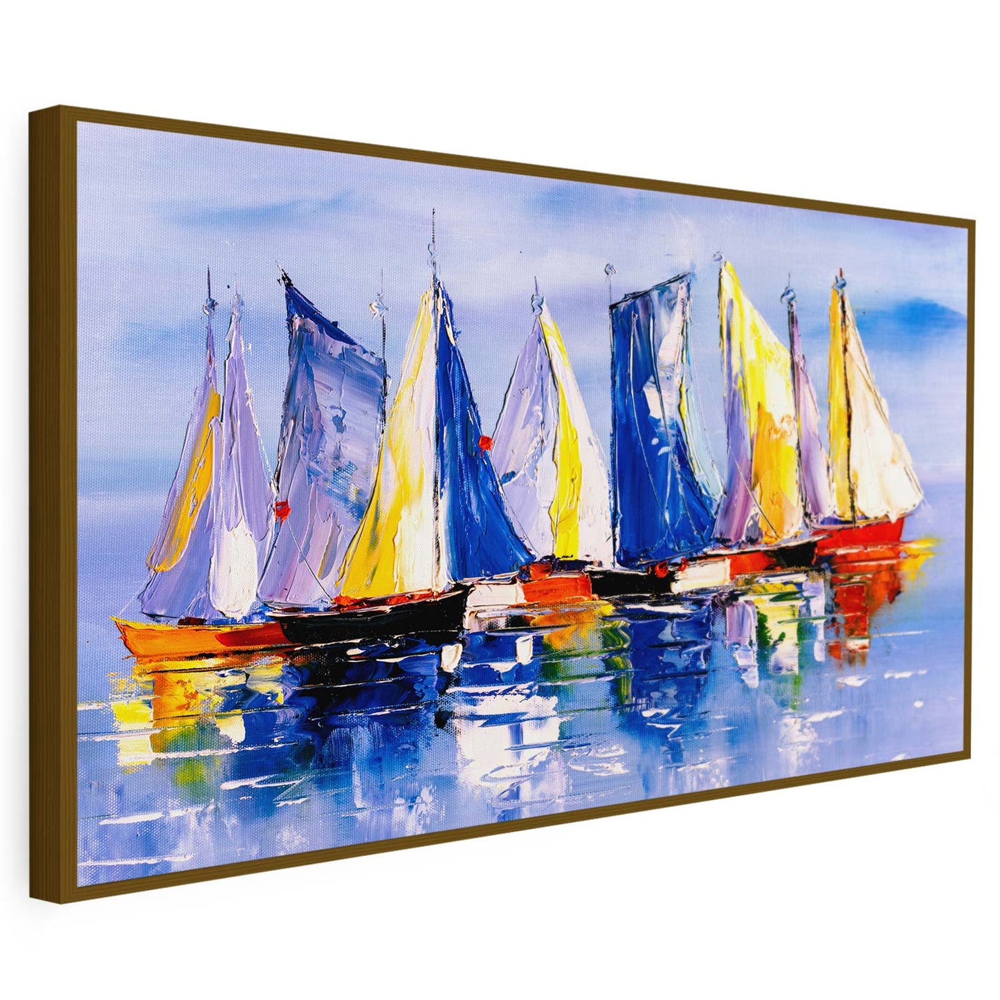 Tableau sur toile de navires sur la mer KWADECO