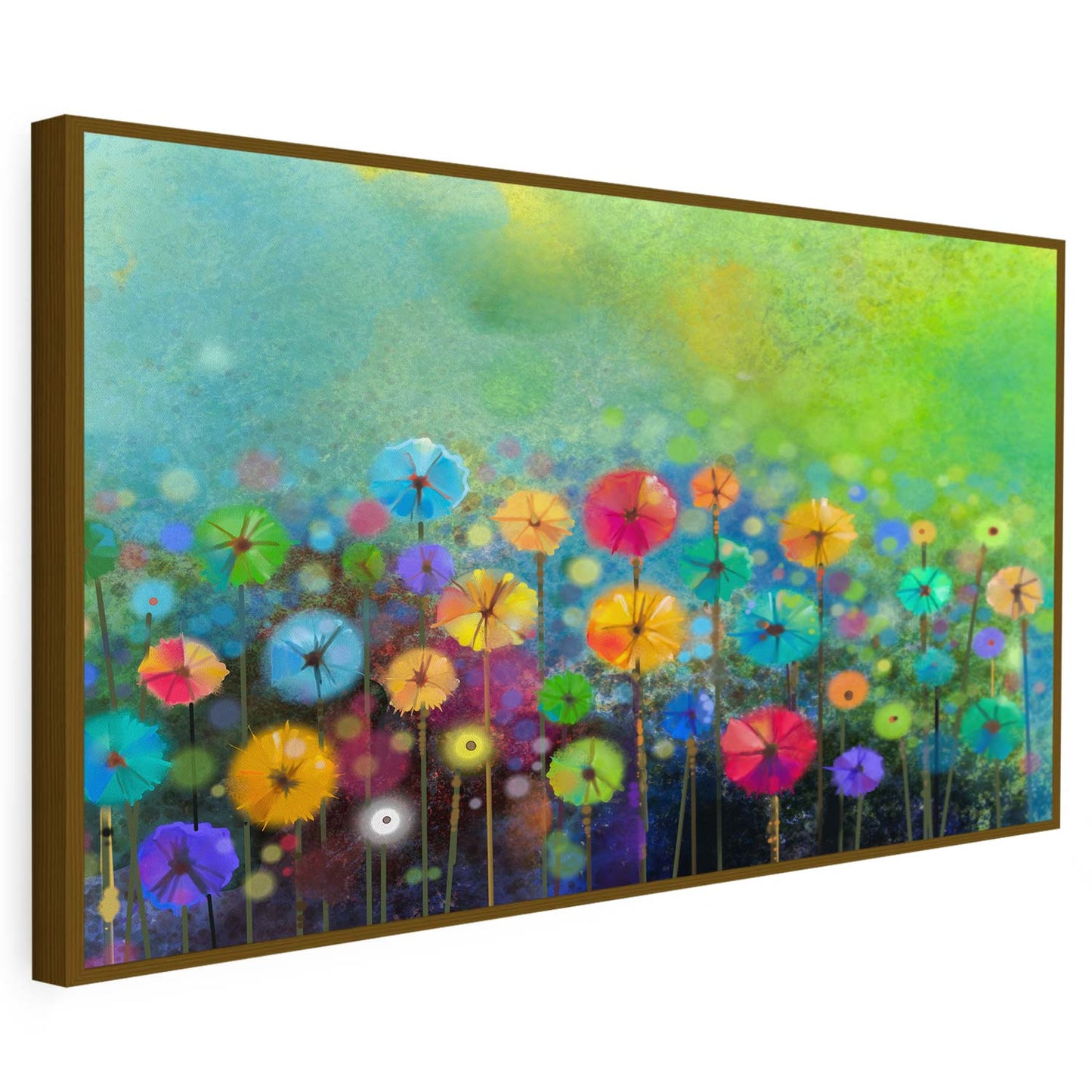 Tableau sur toile de fleurs au printemps KWADECO