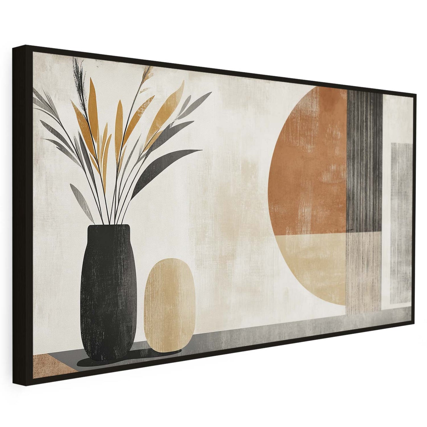 Tableau sur toile d'abstrait baho art KWADECO