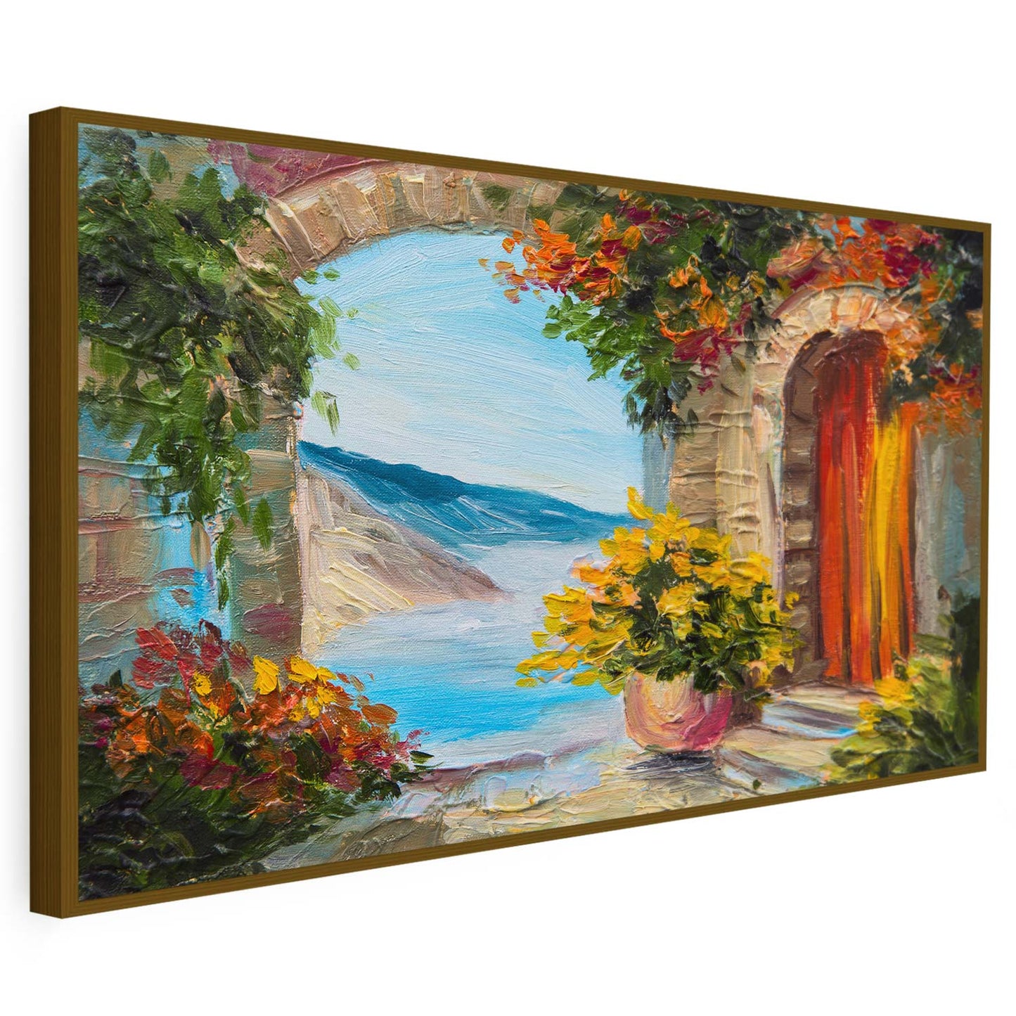 Tableau sur toile en paysage coloré KWADECO