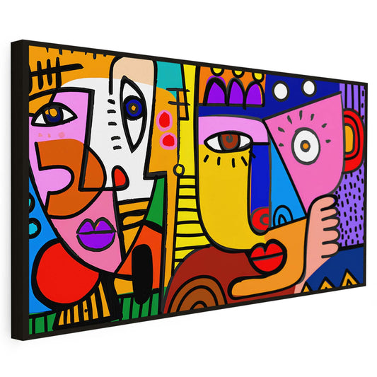 Tableau sur toile moderne art KWADECO