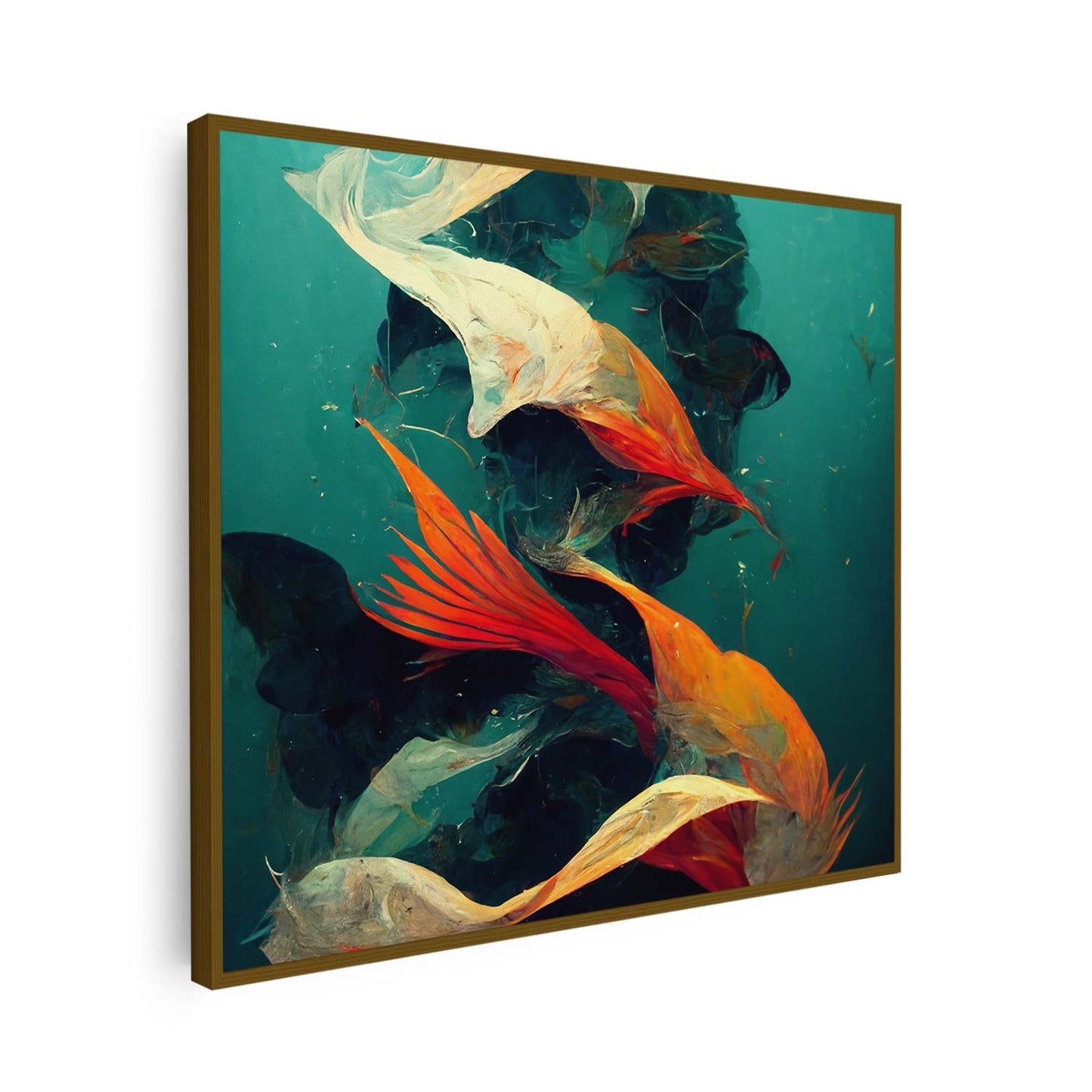 Tableau sur toile carré nature effet 3D KWADECO