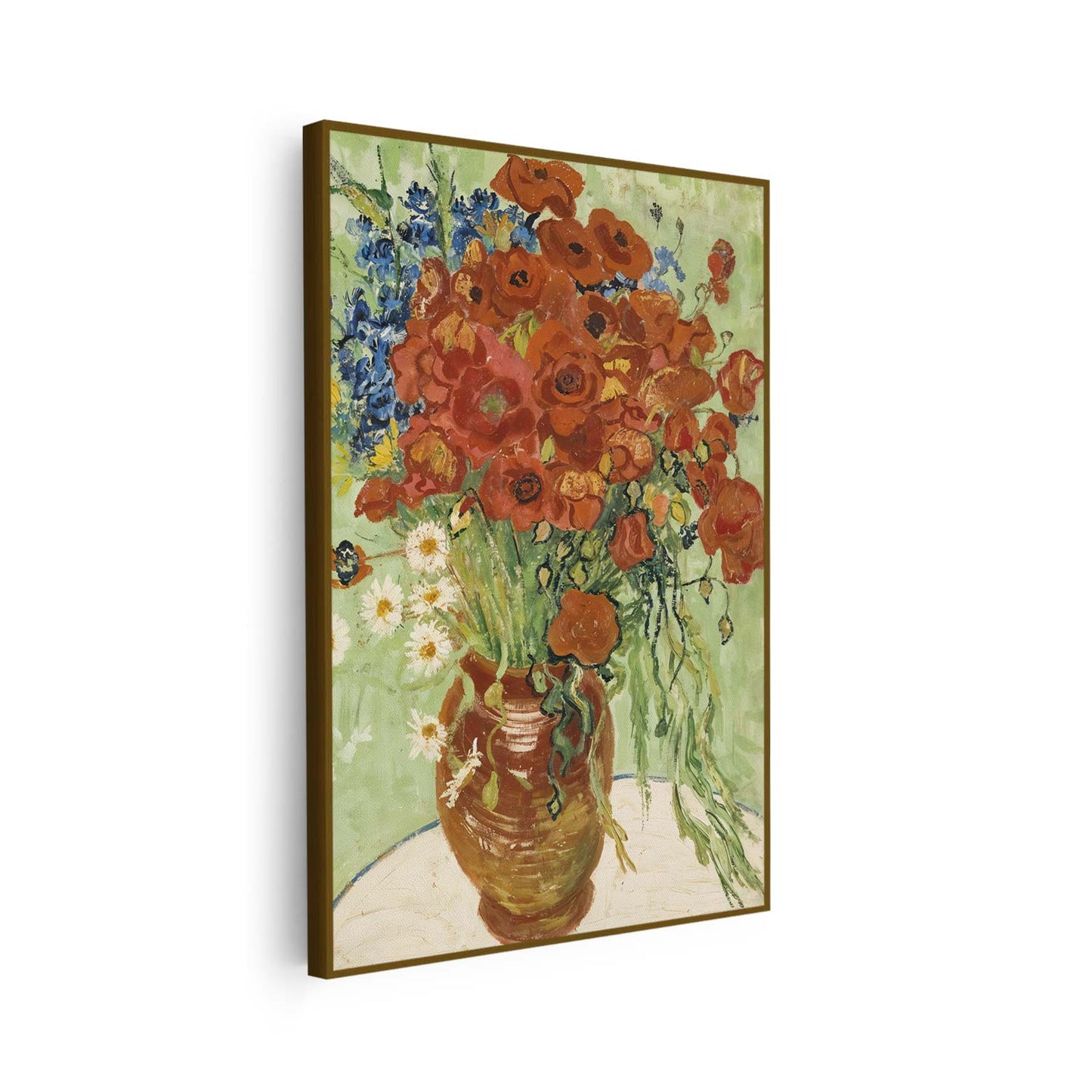 Vase avec marguerites et coquelicots Van Gogh KWADECO