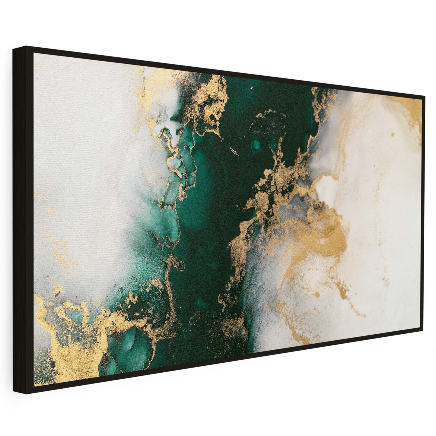 Tableau sur toile de marbre vert KWADECO