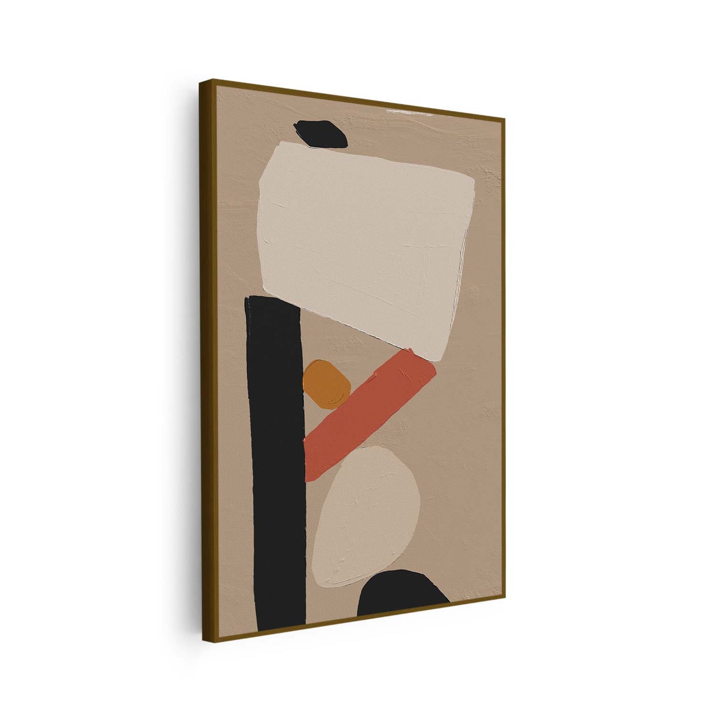 Tableau vertical sur toile avec une illustration moderne KWADECO