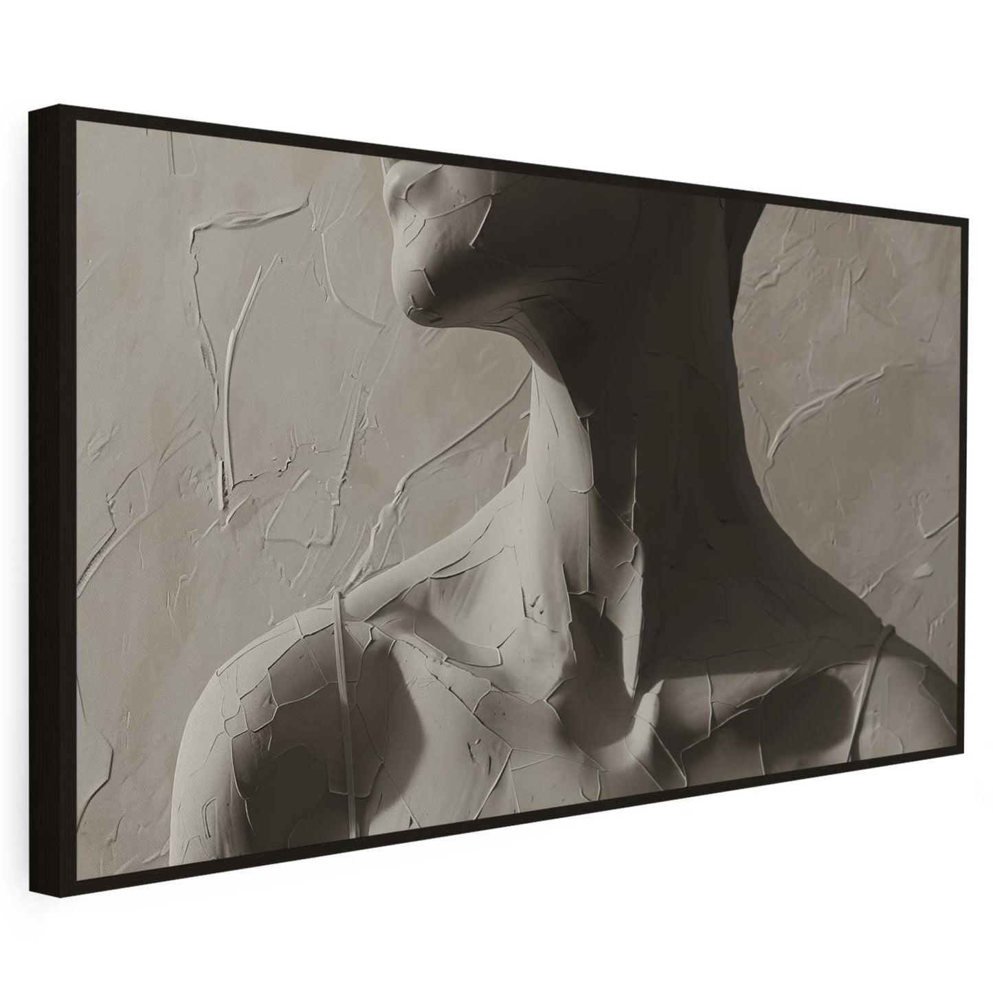 Tableau sur toile d'une femme vue de face KWADECO