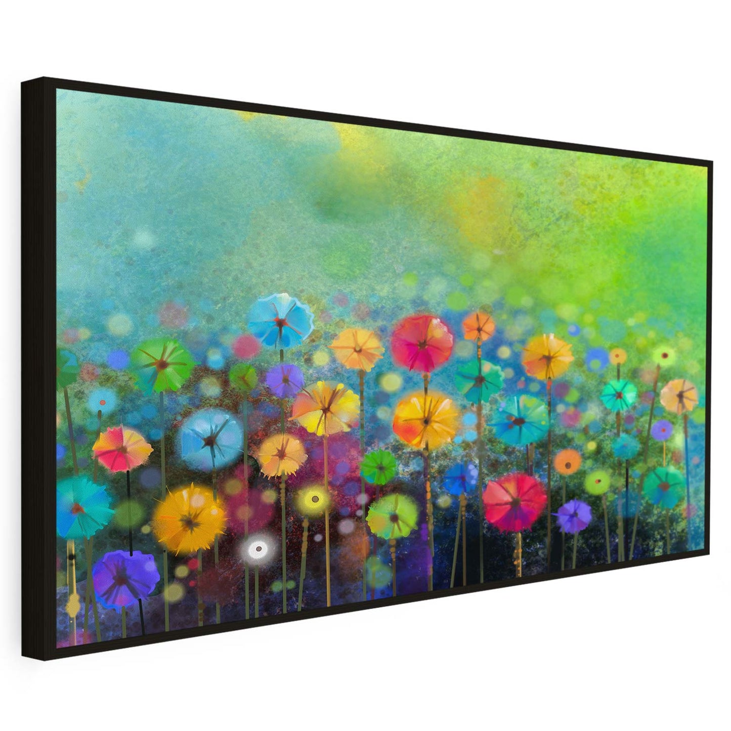 Tableau sur toile de fleurs au printemps KWADECO