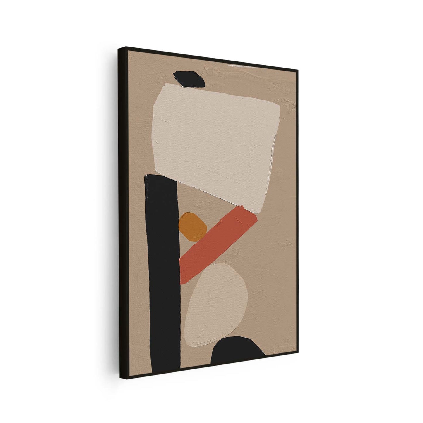 Tableau vertical sur toile avec une illustration moderne KWADECO