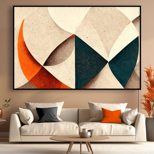 Tableau sur toile de formes en 3D KWADECO