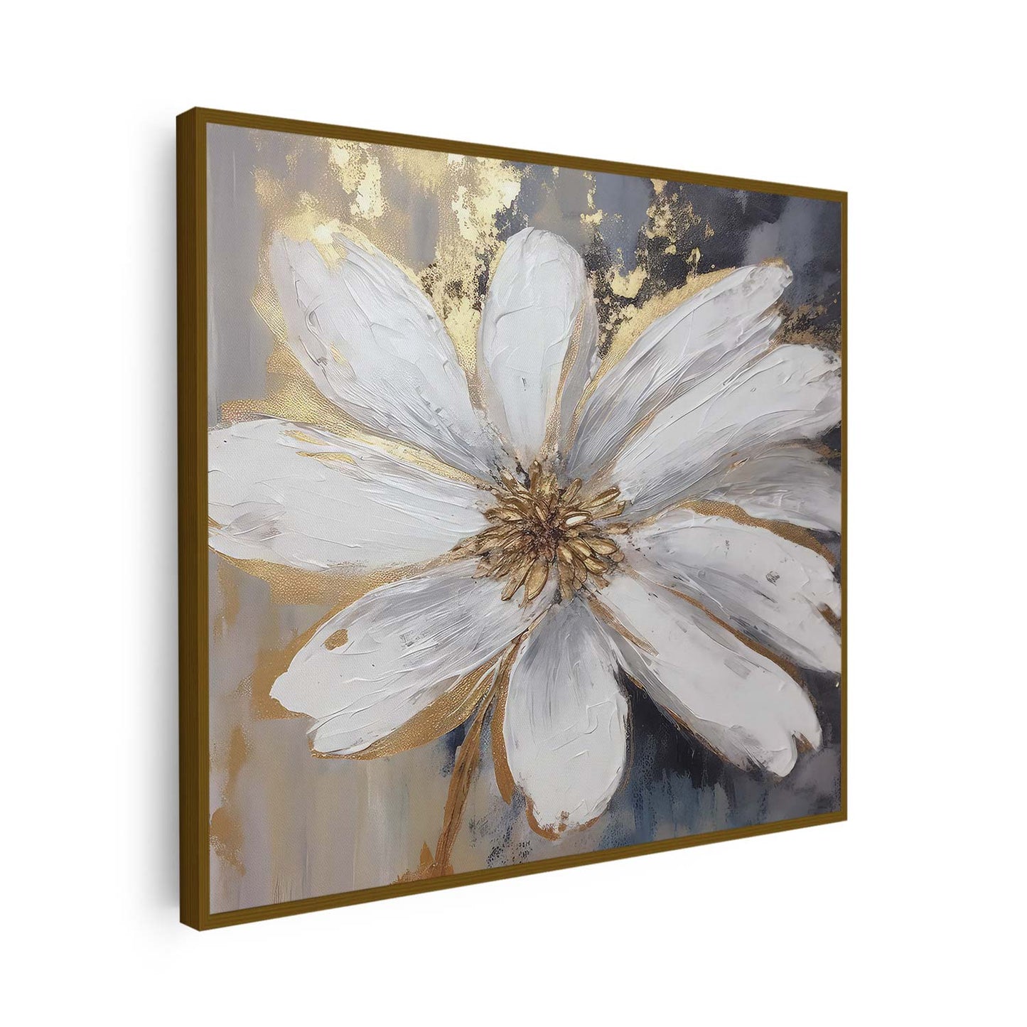 Tableau sur toile de fleurs abstraites KWADECO