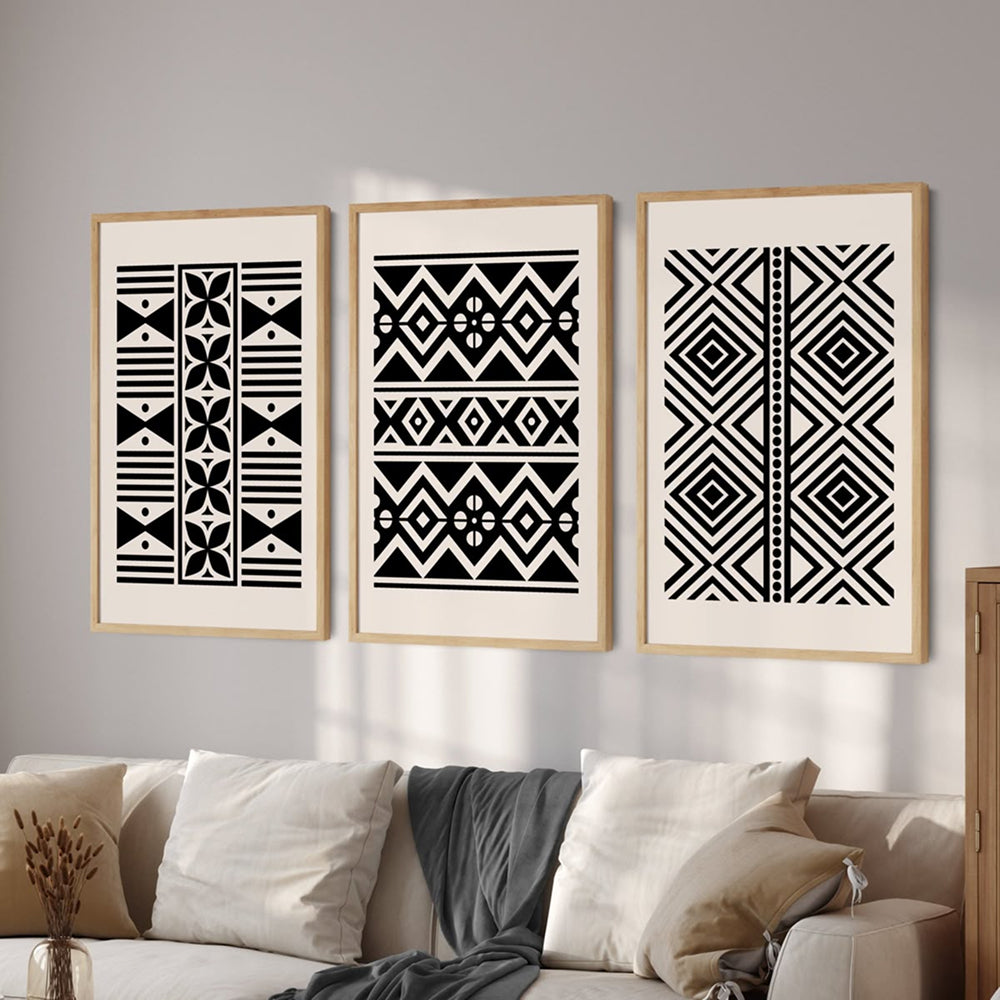 Composition aux formes géométriques traditionnelles