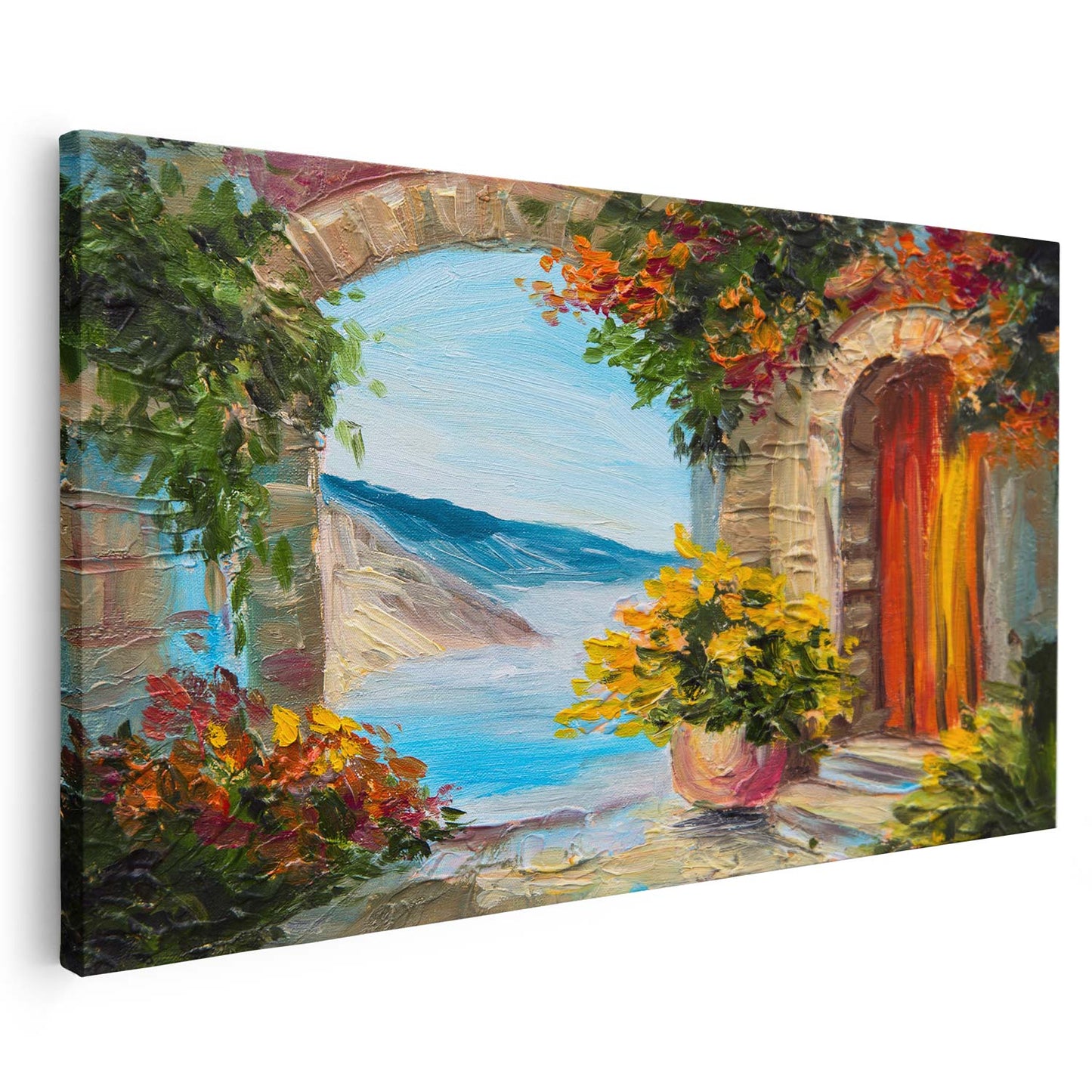 Tableau sur toile en paysage coloré KWADECO