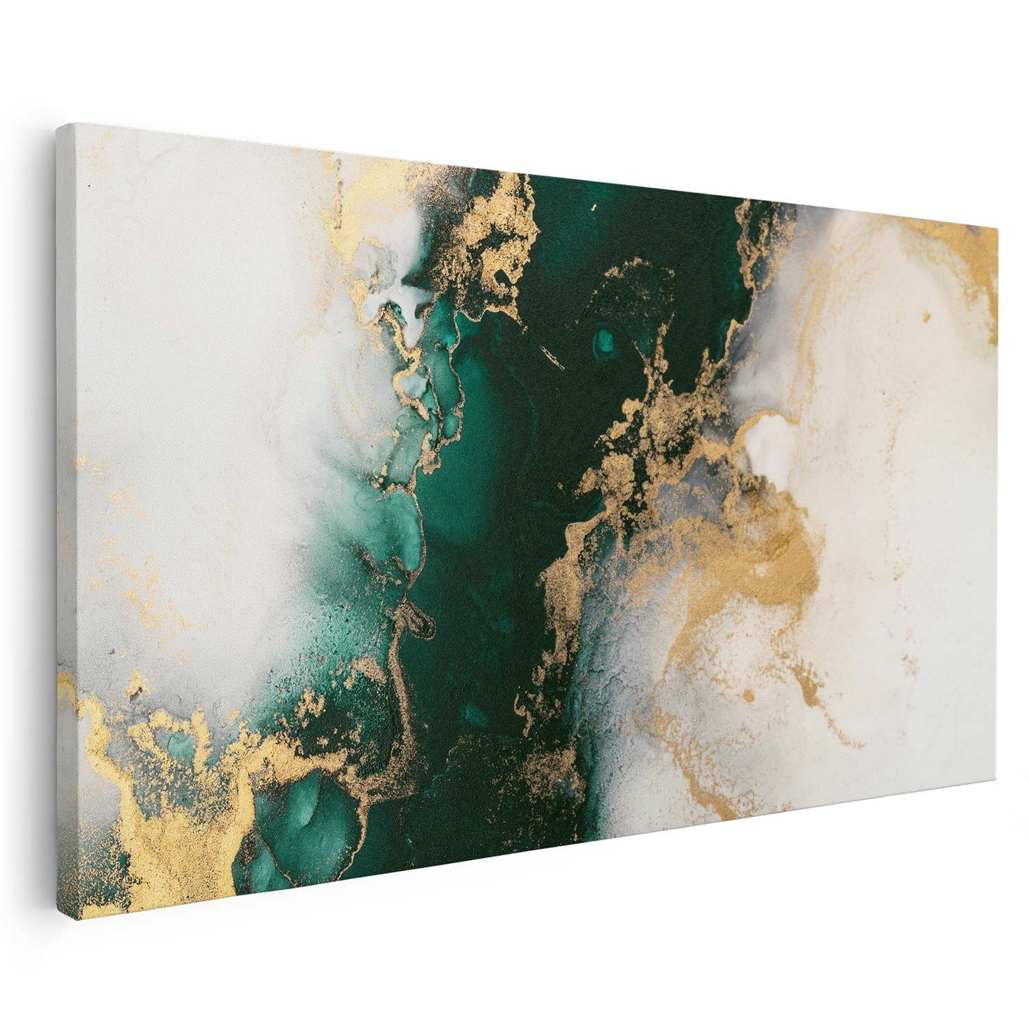 Tableau sur toile de marbre vert KWADECO