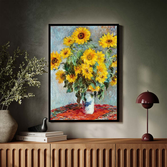 Bouquet de tournesols Claude Monet KWADECO