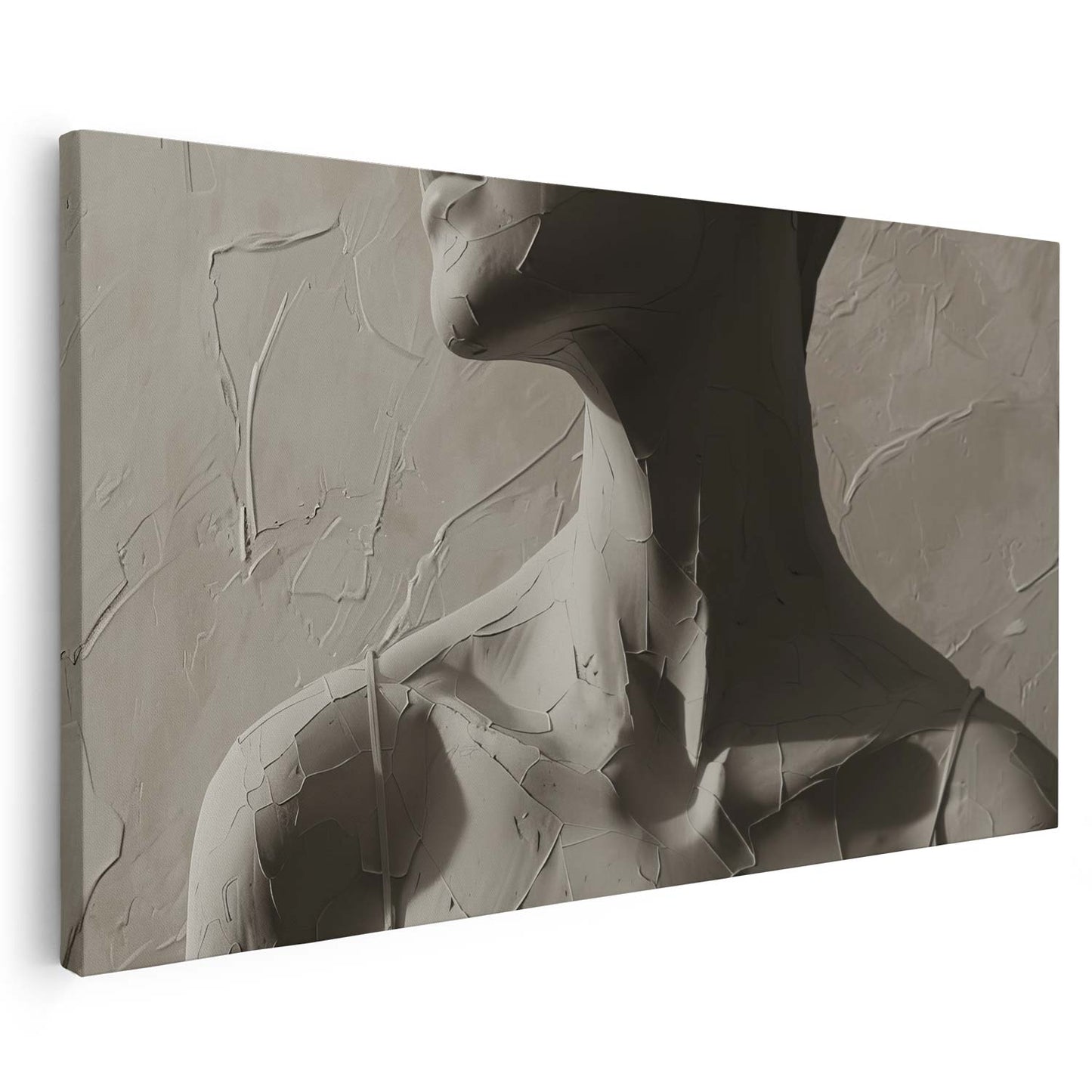 Tableau sur toile d'une femme vue de face KWADECO