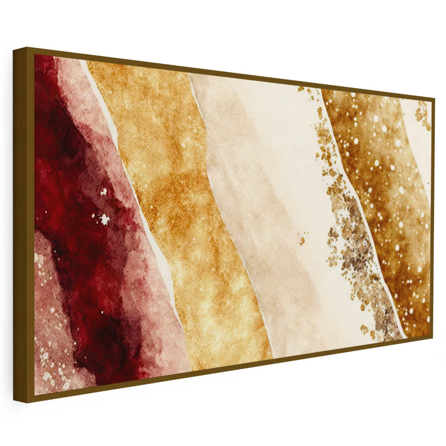 Tableau sur toile de marbre doré KWADECO