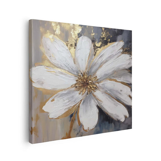 Tableau sur toile de fleurs abstraites KWADECO