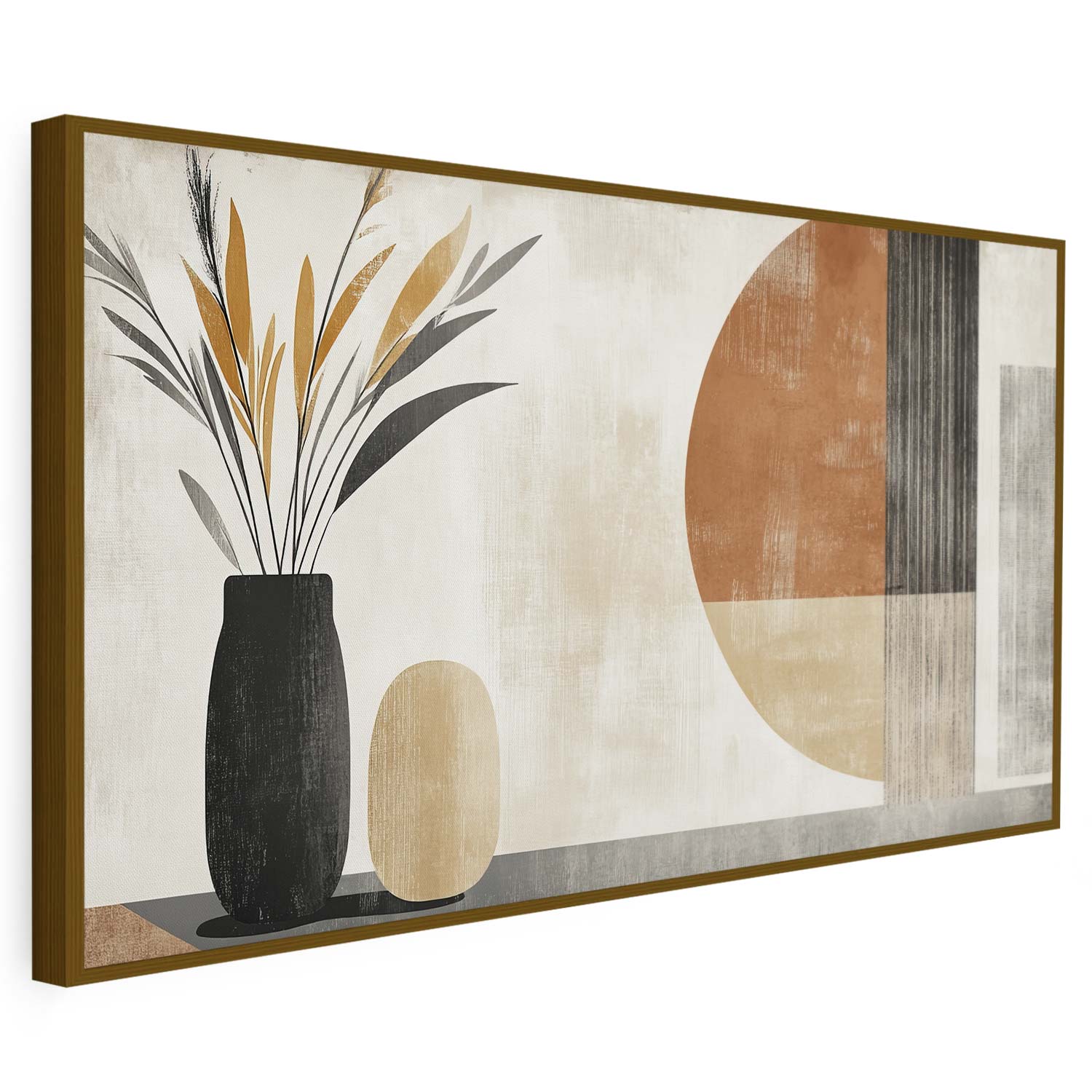 Tableau sur toile d'abstrait baho art KWADECO