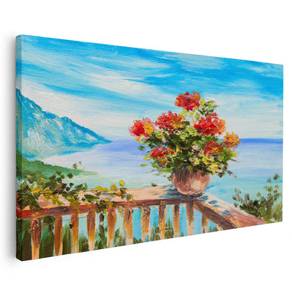 Tableau de vase avec des fleurs KWADECO