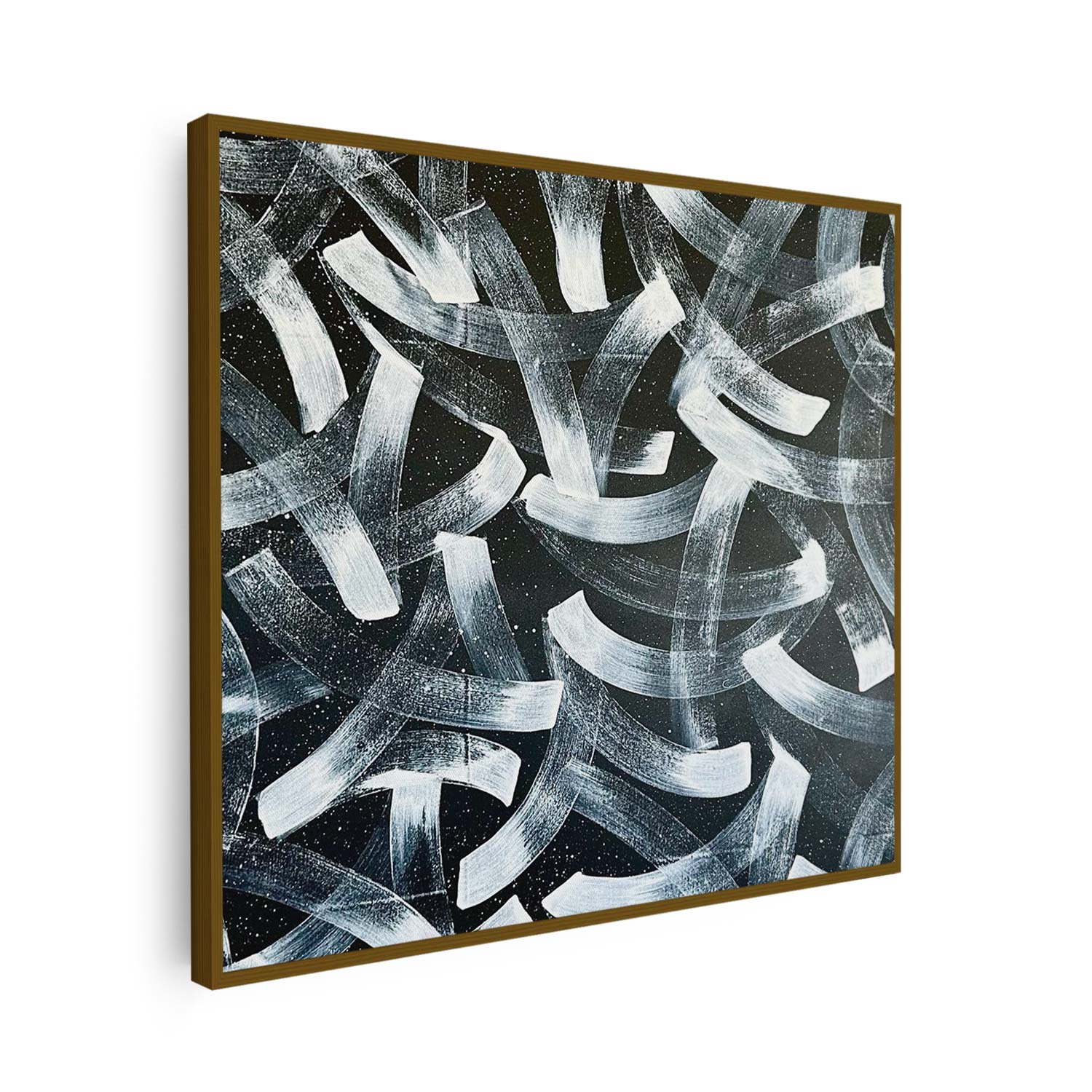 Tableau sur toile calligraphie minimaliste KWADECO