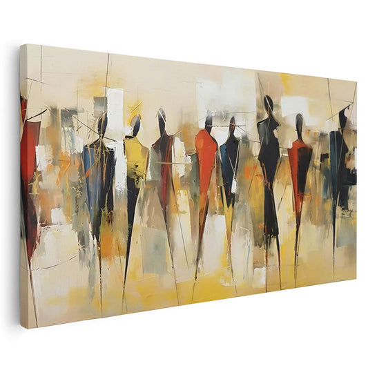 Tableau silhouette abstraite style moderne pour décoration murale élégante