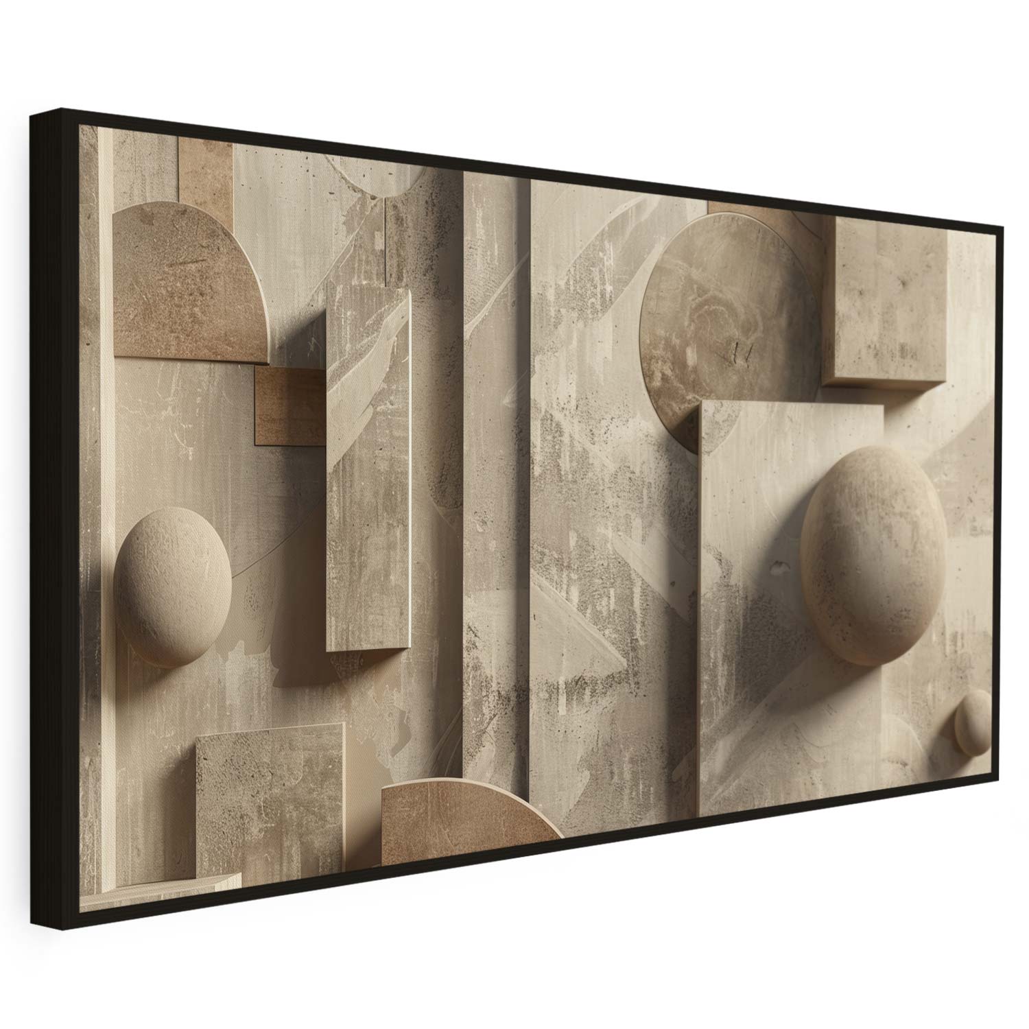 Tableau sur toile abstrait effet 3D KWADECO