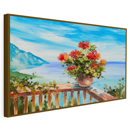 Tableau de vase avec des fleurs KWADECO