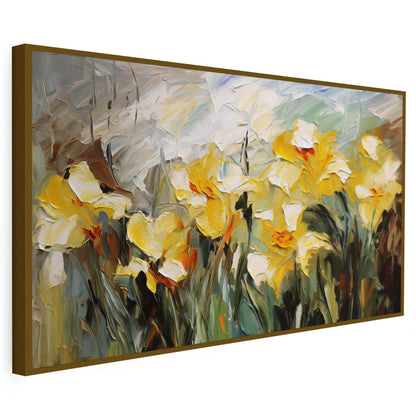 Tableau sur toile de fleurs KWADECO