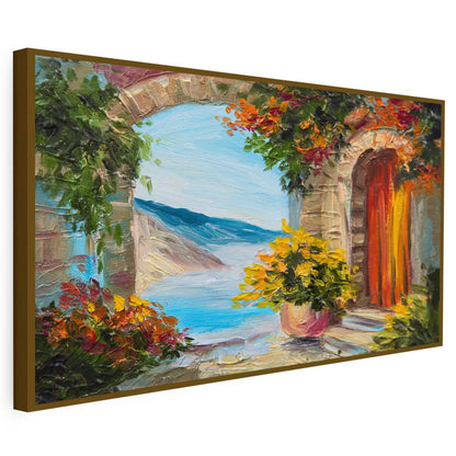 Tableau sur toile en paysage coloré KWADECO
