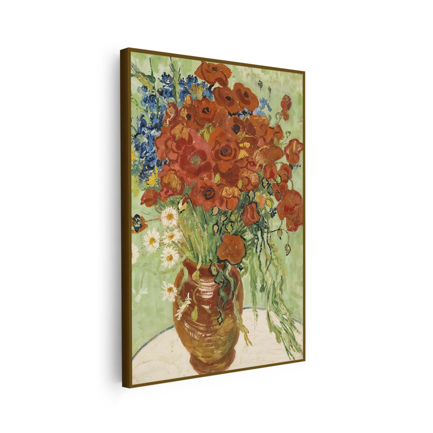 Vase avec marguerites et coquelicots Van Gogh KWADECO