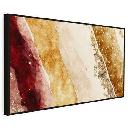 Tableau sur toile de marbre doré KWADECO