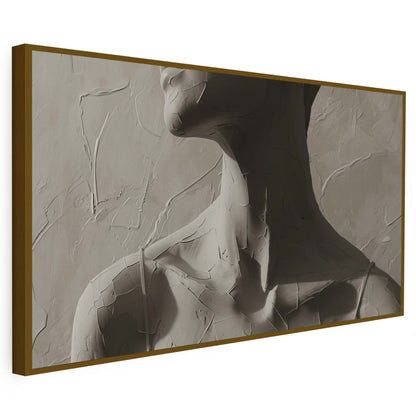 Tableau sur toile d'une femme vue de face KWADECO