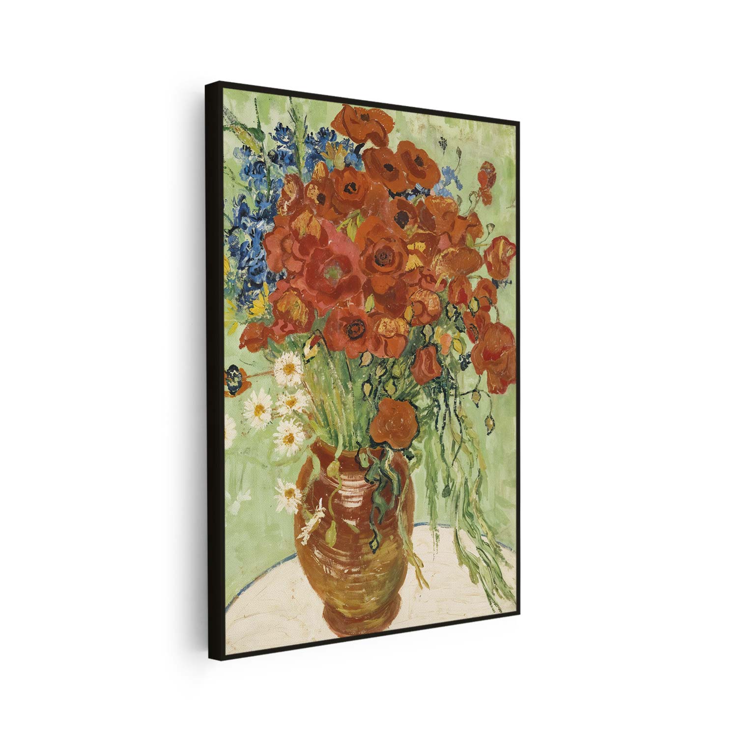Vase avec marguerites et coquelicots Van Gogh KWADECO