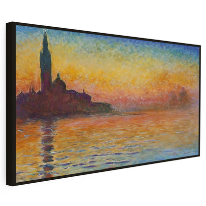 Coucher de soleil à Venise Claude Monet KWADECO