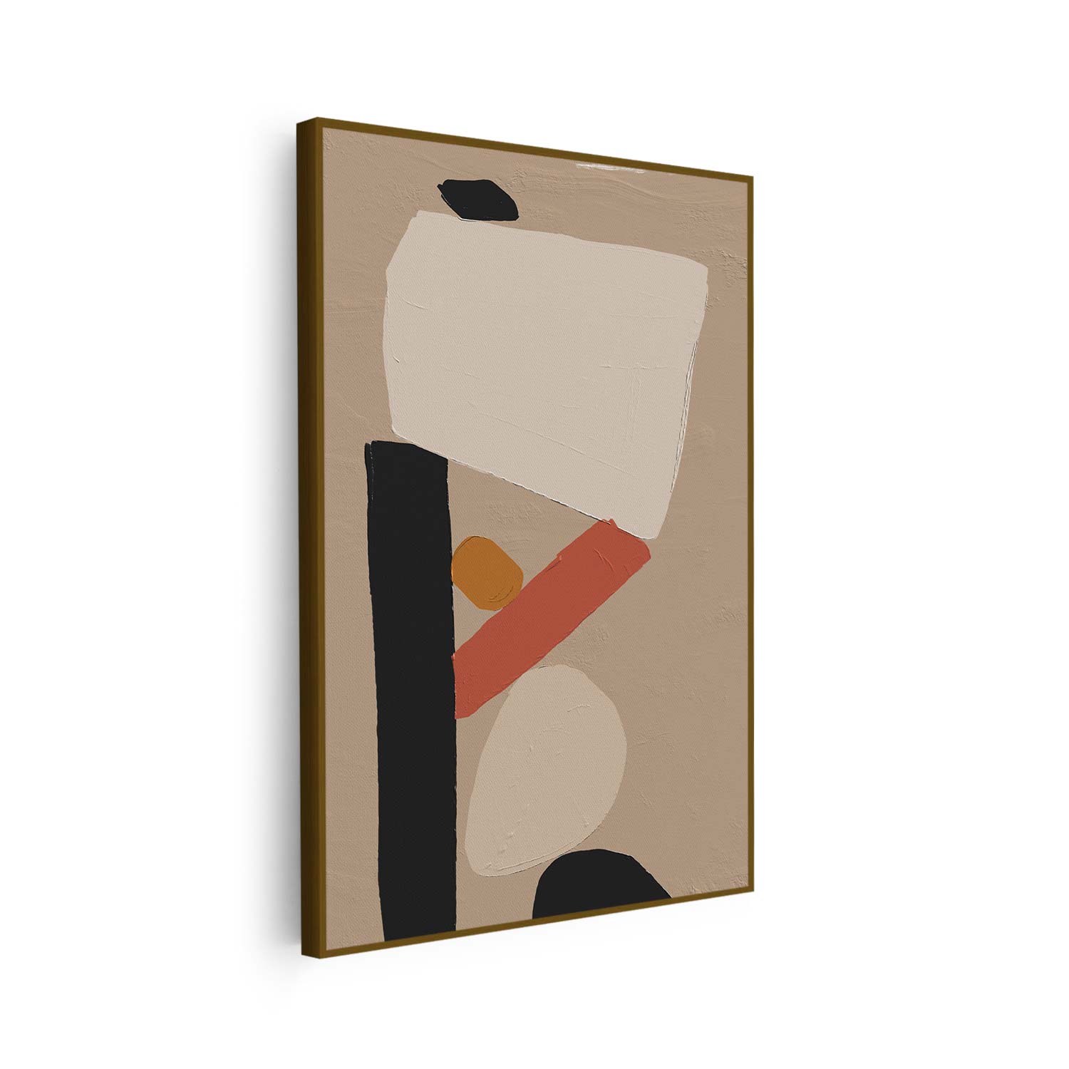 Tableau vertical sur toile avec une illustration moderne KWADECO