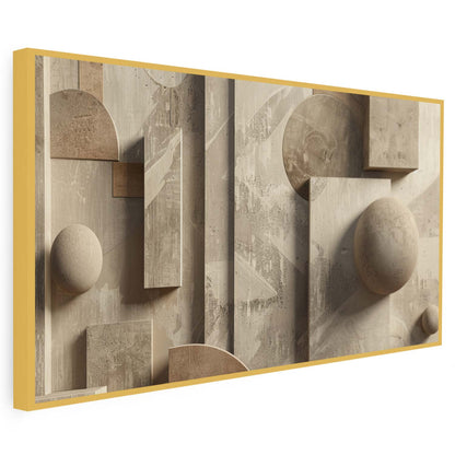 Tableau sur toile abstrait effet 3D