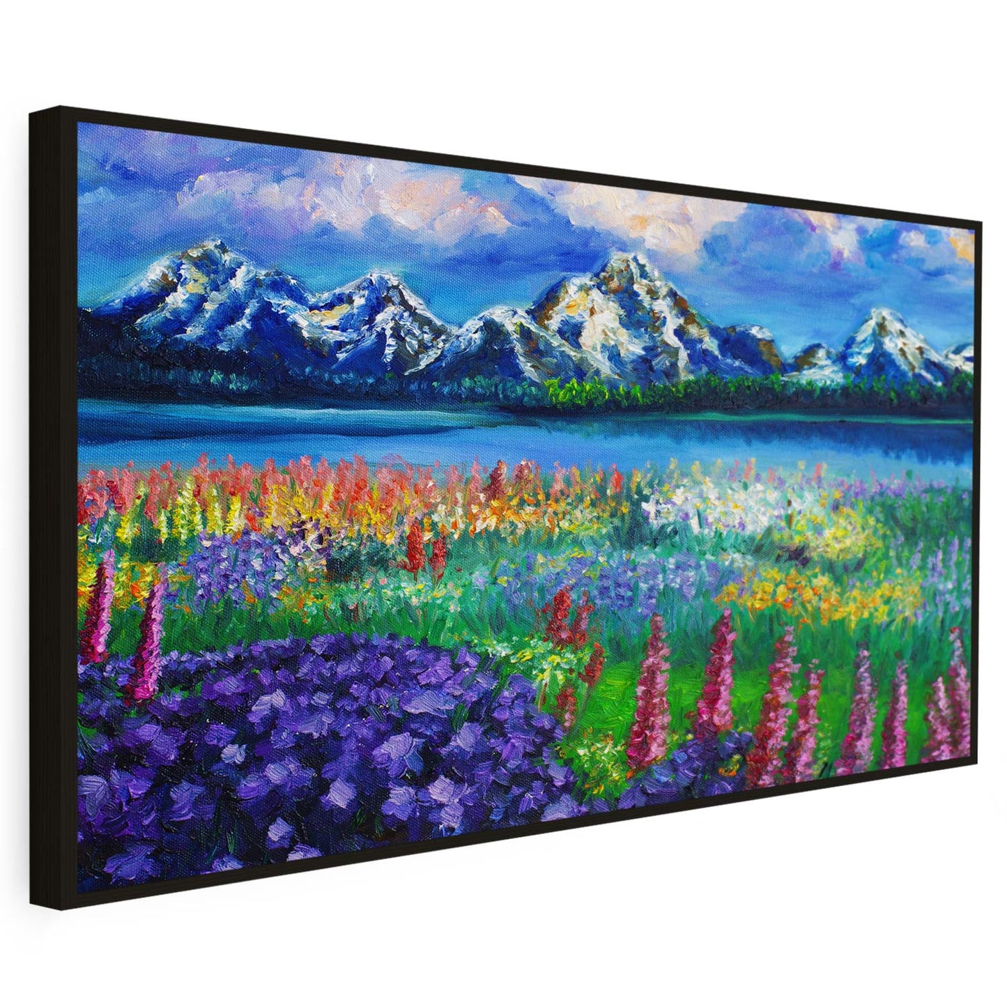 Tableau sur toile en paysage bleu KWADECO