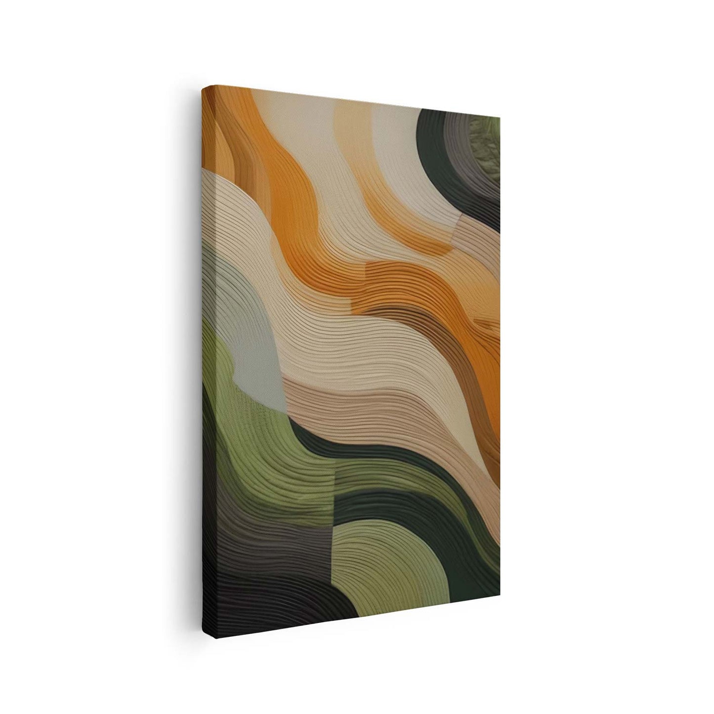 Tableau style abstrait moderne sur toile pour décoration murale élégante