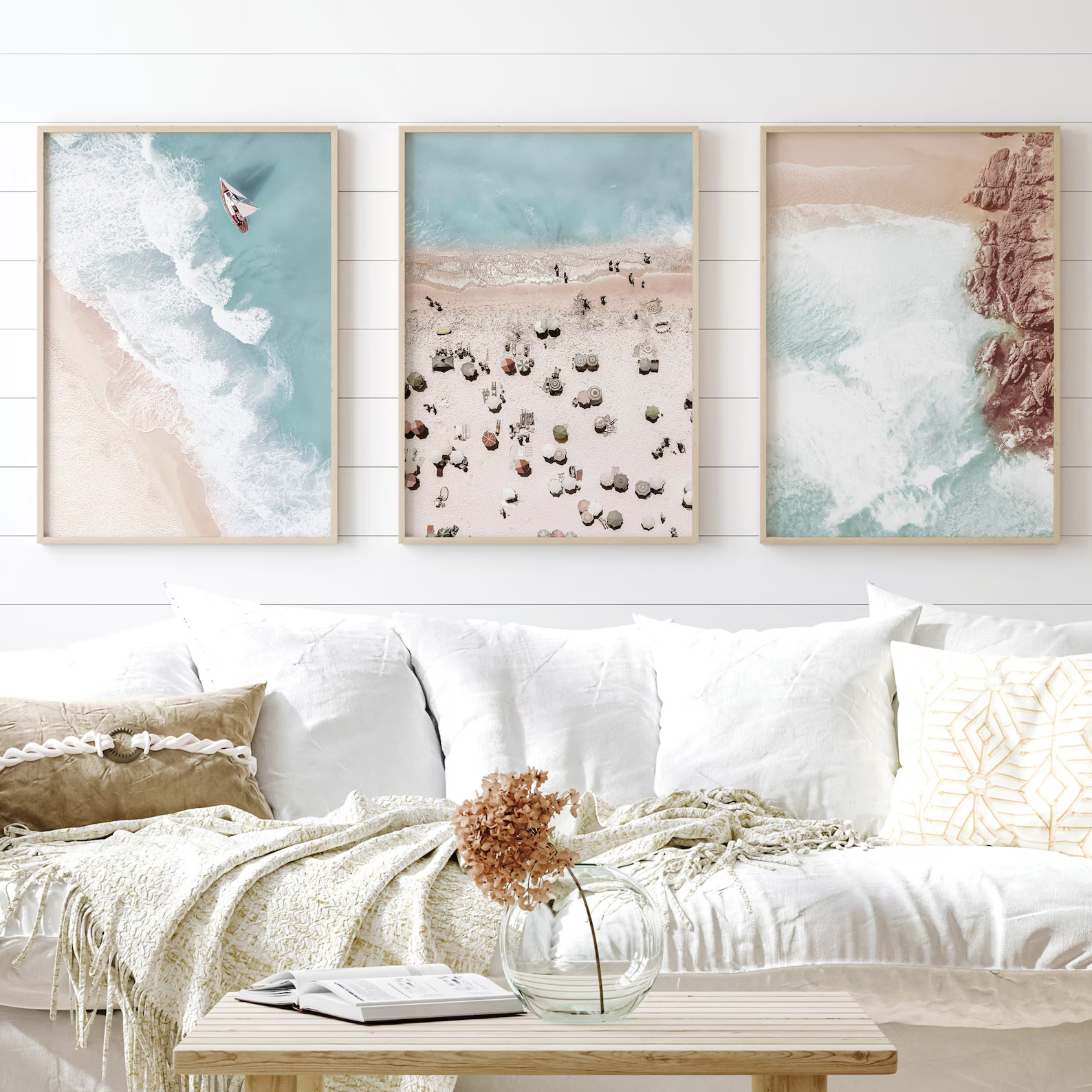 Poster sous verre – Nature et plage KWADECO