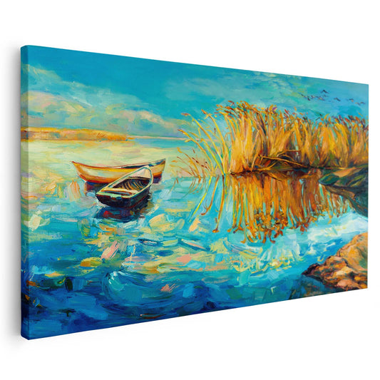Tableau sur toile de navire sur mer KWADECO
