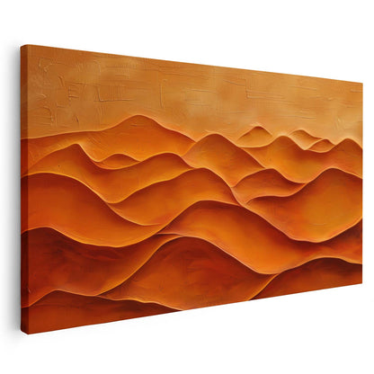 Tableau sur toile de vagues effet 3D KWADECO