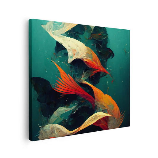 Tableau sur toile carré nature effet 3D KWADECO