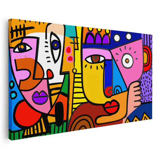 Tableau sur toile moderne art KWADECO