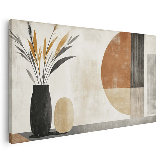 Tableau sur toile d'abstrait baho art KWADECO