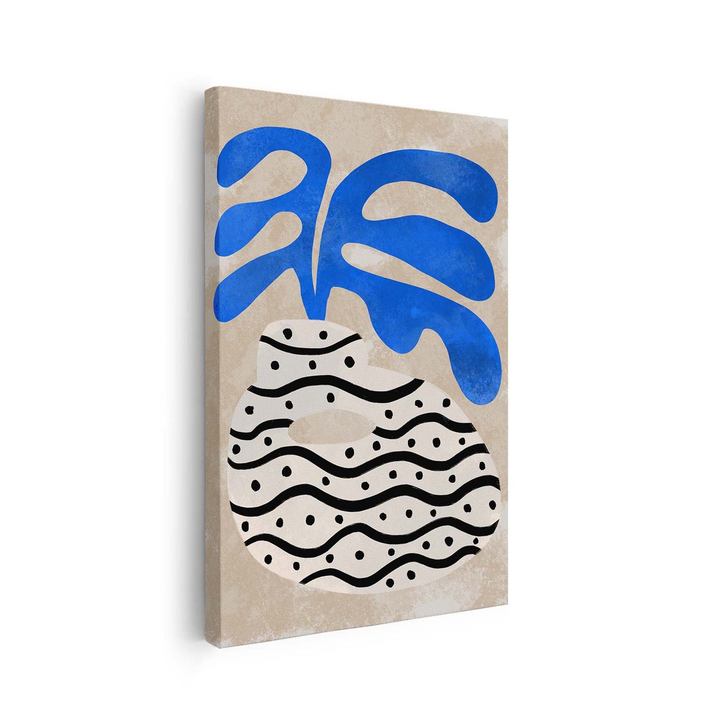 Tableau sur toile vertical bauhaus art KWADECO